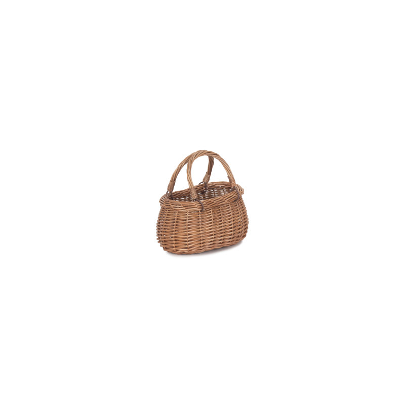 Child sized Wicker Swing Handled Shopper Basket