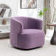 Fauteuil demi-tonneau pivotant rembourré Tybias-1288615242