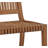 4 - Person Teak Solid Wood Patio Dining Set Umbrella Hole Included Round Table
