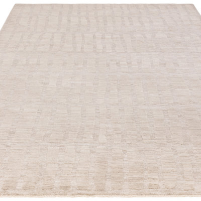 Latitude Scope Light Beige Area Rug