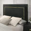 Ensemble de chambre à coucher 3 pièces Hapeville (1 lit + 2 tables de chevet)