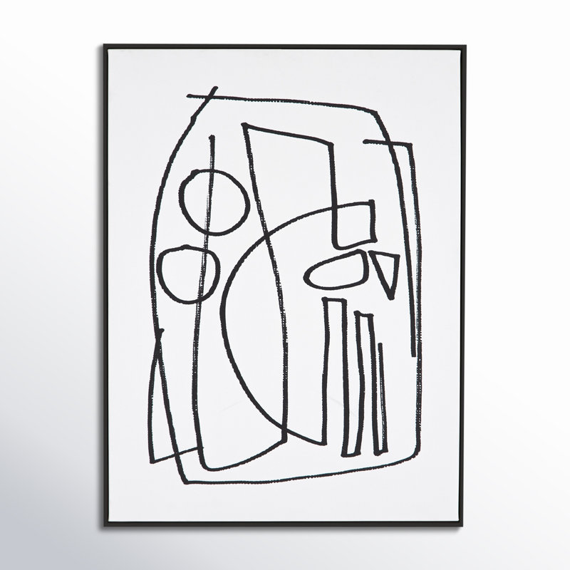 Stark 2 Print by Dan Hobday, Black Floater Framed, 32" H x 24" W x 2" D