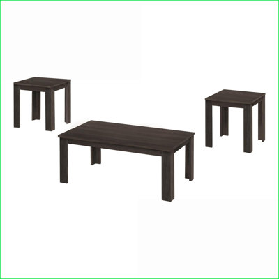 Ensemble de tables basses 3 pièces Brown