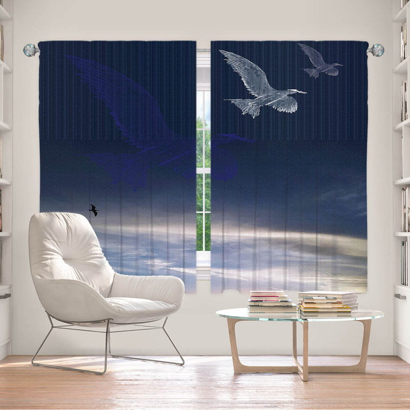 Ensemble de rideaux en polyester 2 pièces Vandolis Going Home, L 40 po x L 61 po