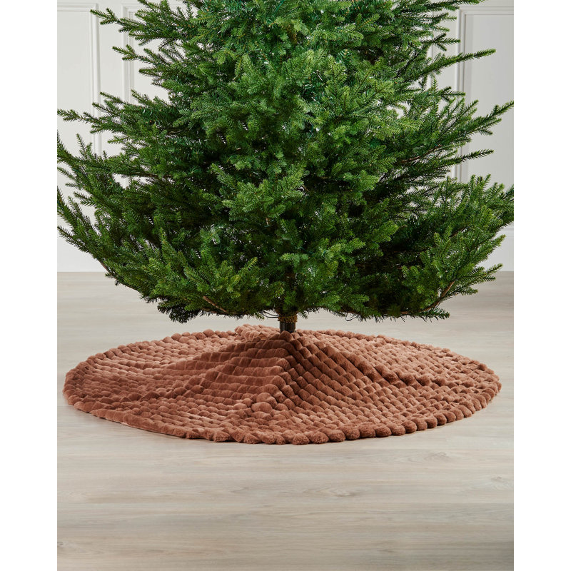Faux Fur Tree Skirt