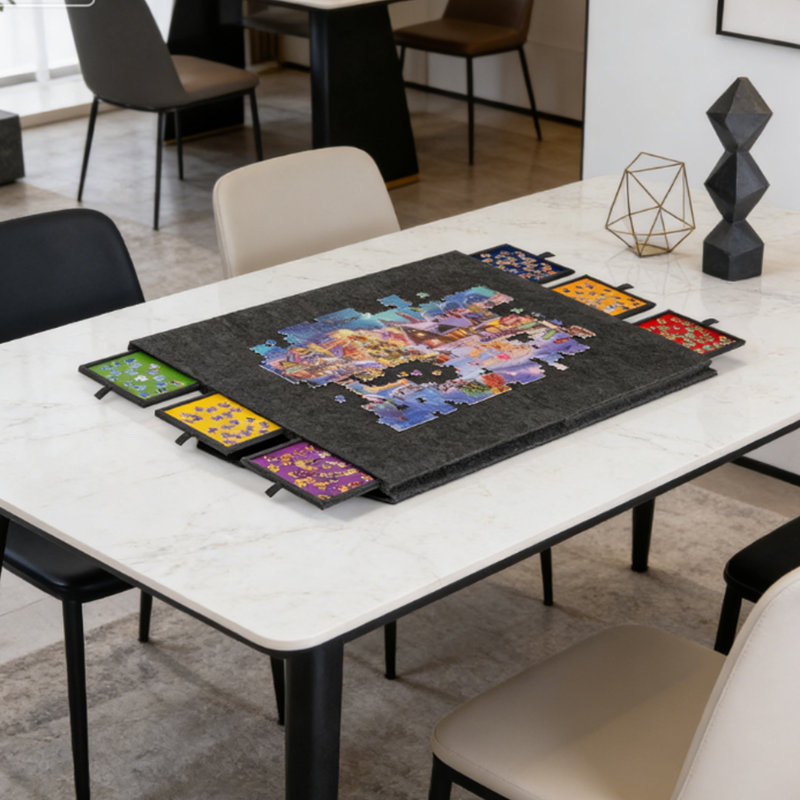 2000pcs Tilting Jigsaw Puzzle Board with Stand & Cover