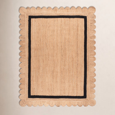 Inaki Hand-Woven Geometric Jute Rug