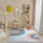 Asusena Kids Rugs Kaleidoscope Rainbow Modern Area Rug-69875929-116049498