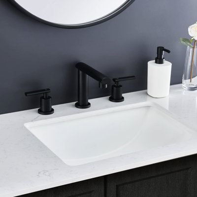 Robinet de salle de bain espacé de 8 pouces, lavabo cascade noir mat 2 poignées, bonde escamotable, robinet de tuyau avec bec et tuyau d'alimentation de meuble-lavabo, 8
