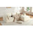 102.3" L-Shaped Sofa Comfy Cloud Couch With Ottoman-815467597