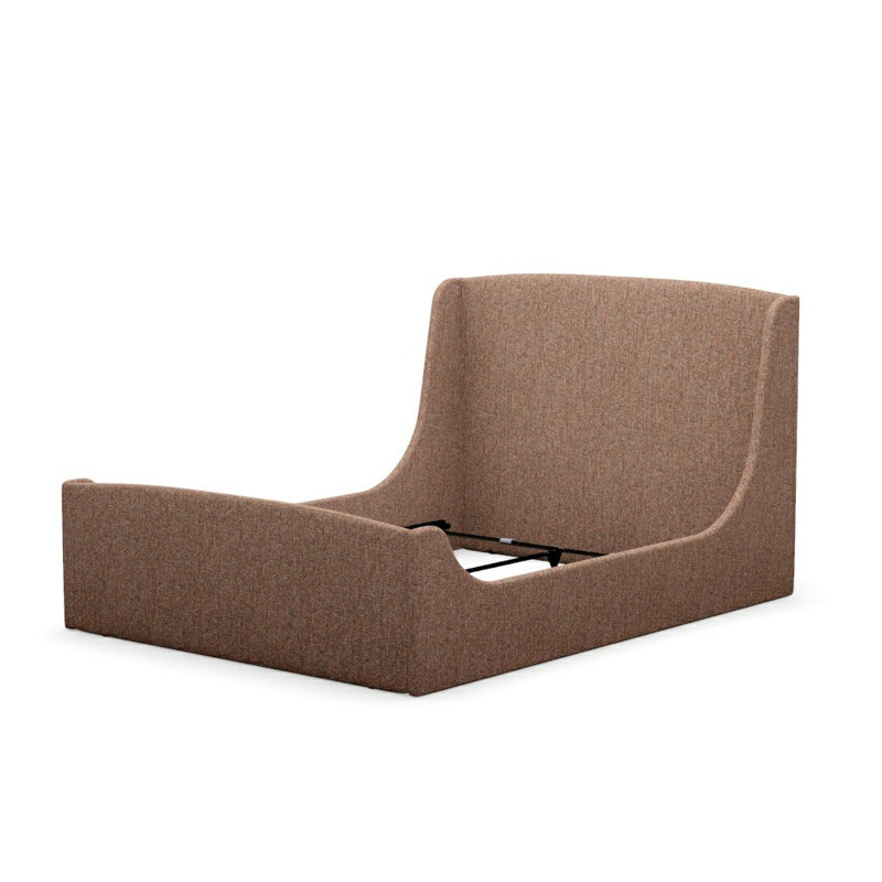 Swan Upholstered King Bed, Block 654212, Queen