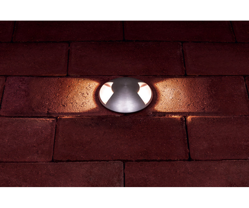 Owatonna Black Integrated LED Aluminum Well Light
