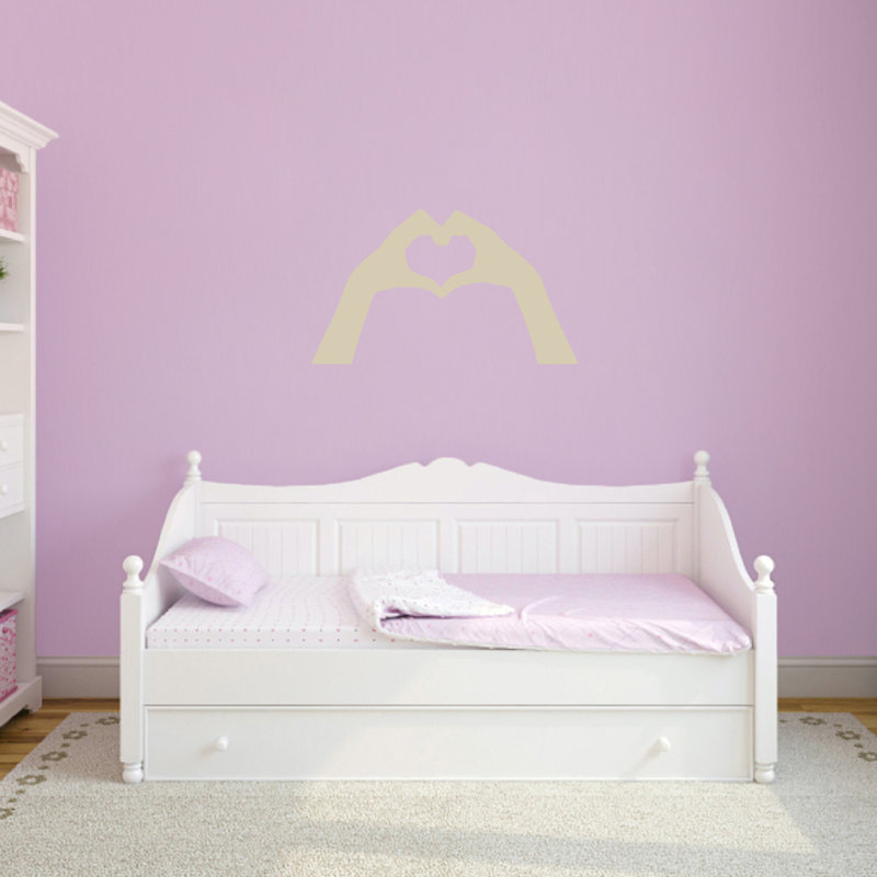 Text & Numbers Non-Wall Damaging Wall Decal, Beige