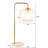 Haven Clear Glass Table Lamp, Button Control