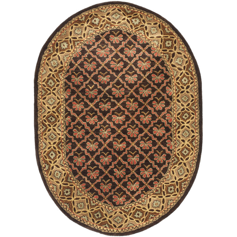 Tosca Classic Hand Tufted Wool Oriental Rug, Oval 4'6" x 6'6"