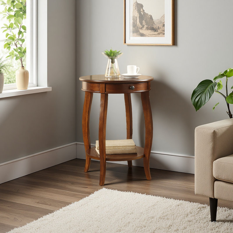 Finish Accent Table, Walnut