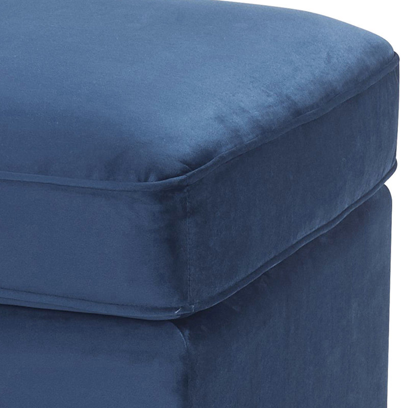 Tissu bleu avec base - Rehausse l'expérience d'assise en fausse fourrure rectangulaire et confortable, Bleu
