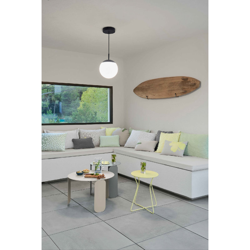 BeBop Outdoor Round Side Table, Willow Green