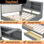 Lit plateforme tapissier multifonctionnel avec tablettes et 2 tiroirs-1782803119-1782803116