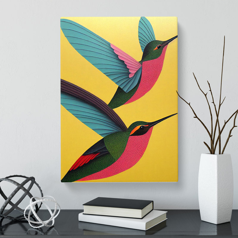 Kalb Hummingbird Vol.1 - Wrapped Canvas, 50cm H x 35cm W x 3cm D