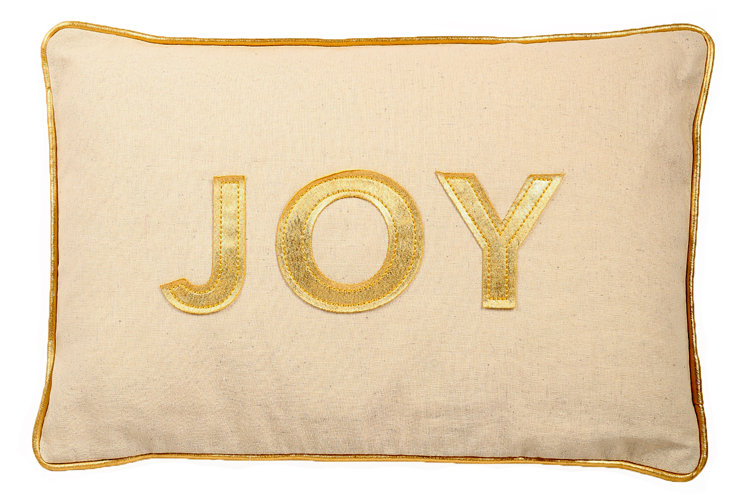  Housse de coussin rectangulaire et insert, Or, Polyester