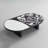 Luxe Oval Marble Coffee Table