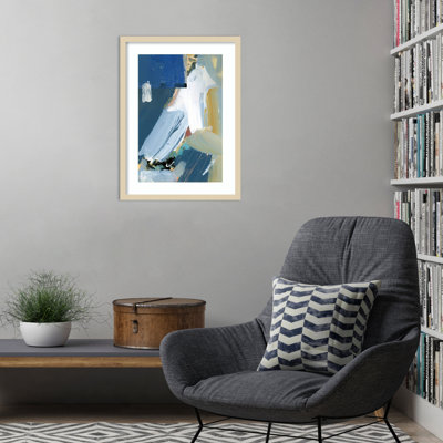 Churned Up by Donna Weathers Wood Framed Wall Art Print