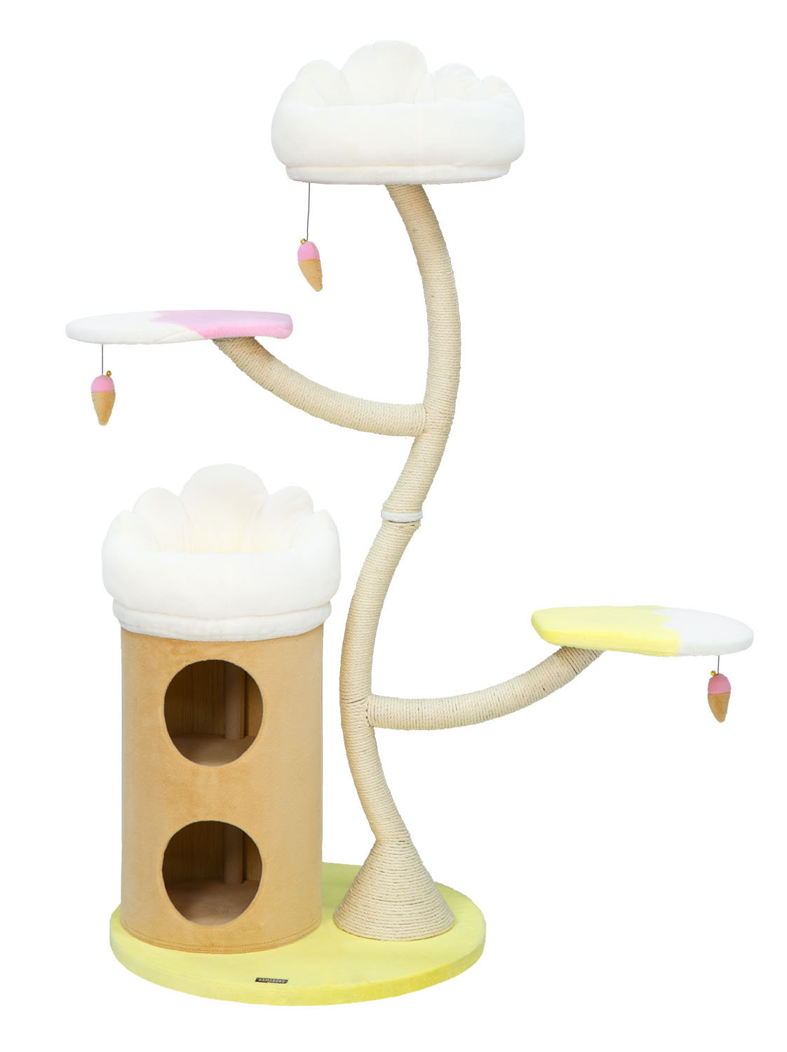 Tucker Murphy Pet™ Eiladh 62.2'' H Colorful Flower Cat Tree with Cat