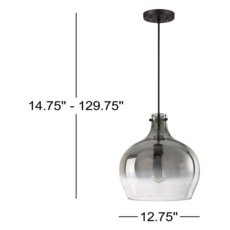 Luminaire suspendu à 1 lumière Gazelle