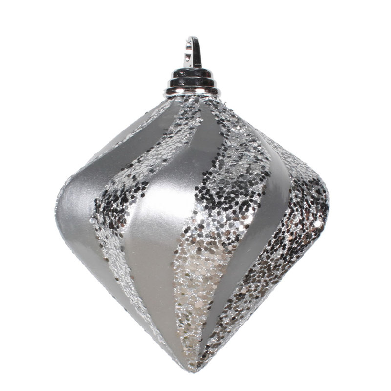 Ornement en forme de diamant, Argent