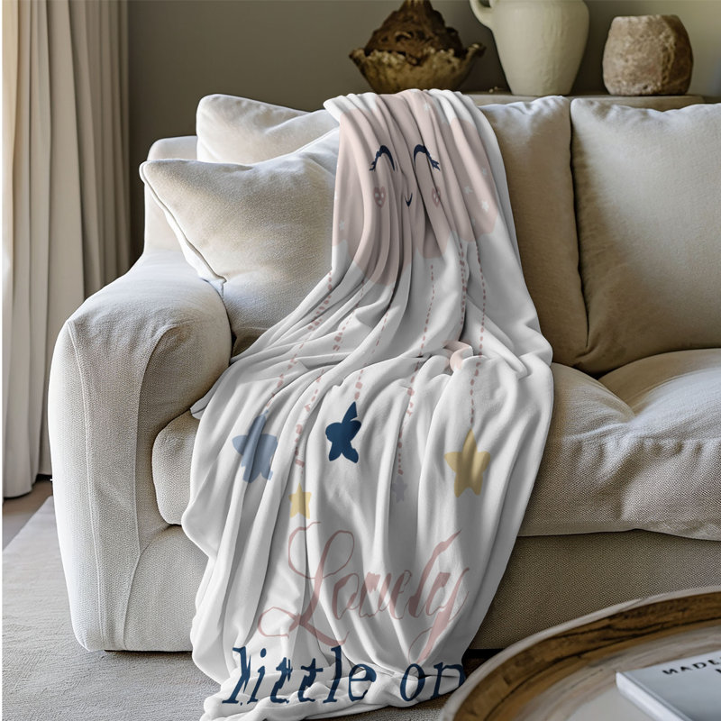  Couverture Bedtime Nursery Lovely Little One, Lit simple