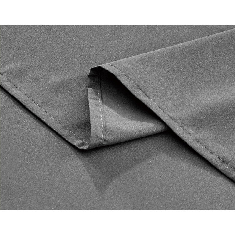 6-Piece Brushed Microfiber Bed Sheet Set, Twin Sheet Set with 3 Additional Pieces, Gray