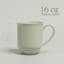 over&back Rimmed 16oz Semi-Matte Hand-Finished Stoneware Mugs, Set of 4-99312930