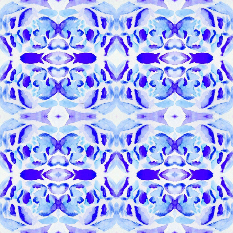 Rouleau de papier peint L 10 pi x l 24 po The Blush Label, Faux Grasscloth, Non collé, Bleu