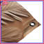 Tapisserie murale feuilles de palmier bronze-749348947