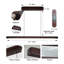 51-Inch Modern LED Linear Pendant Light in Walnut Finish - Adjustable Hanging Fixture for Dining Room & Kitchen Island