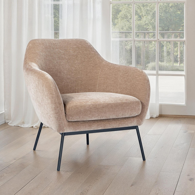 Zurich Accent Chair Forest Green, Chocolate