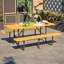 Table de pique-nique en bois-1318148553