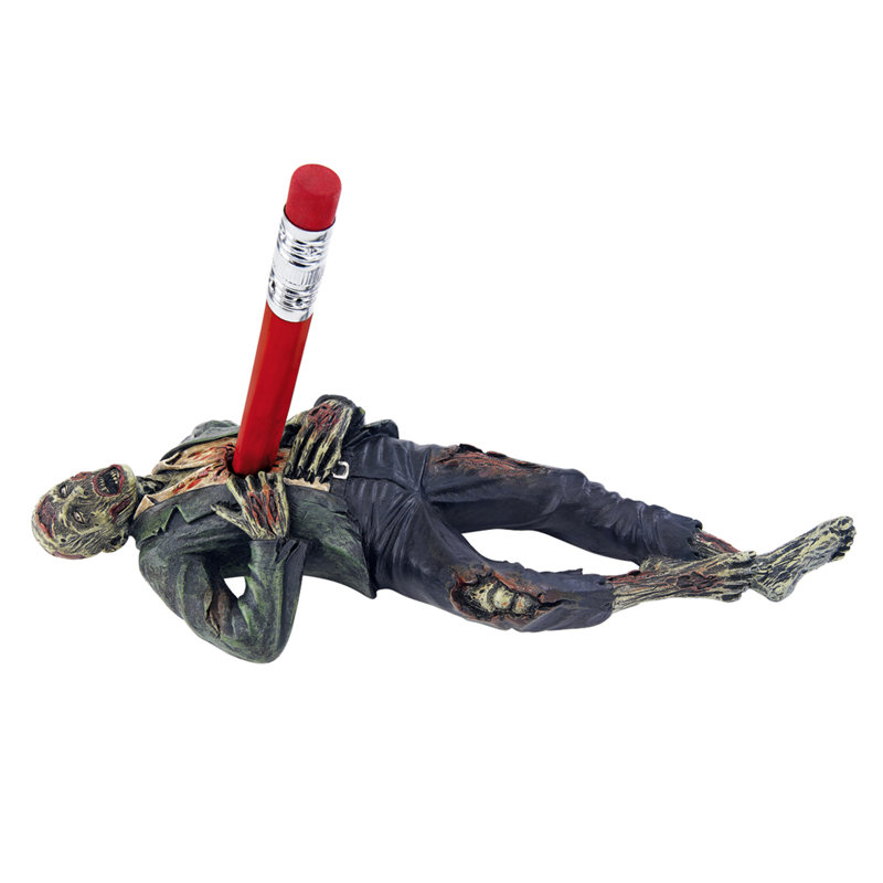 Accessoire de stylo de bureau empalé Zombie