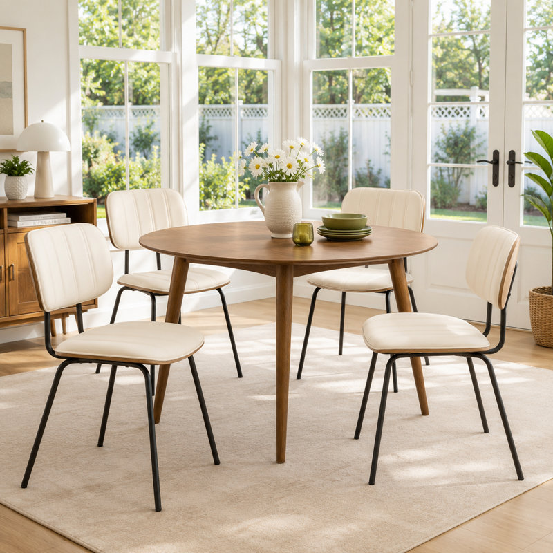 Laykyn Upholstered Dining Chair, Beige
