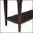 Classic Retro Style Console Table with Three Top Drawers and Open Bottom Shelf, Easy Assembly (Espresso)-2125519819