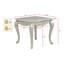 Table de bout Traditional en faux marbre (avec table basse uniquement)