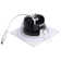 10 Watt LED Direct Wire Downlight Remote Driver CCT Selectable Dimmable Square White Finish