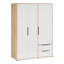 ORKNEY 2 Door Manufactured Wood Wardrobe