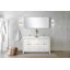 Ensemble de meuble-lavabo double 60 po avec miroir Lafarre-113107985-97832509