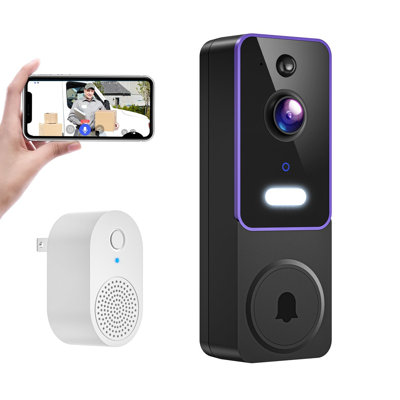 Smart Video Doorbell Camera with AI Human Detection and 2-Way Audio -  Arlmont & Co., A253506FB6B5416B88A6F9F1987E802E