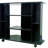 35" X 30" Wooden TV Stand, Black Finish
