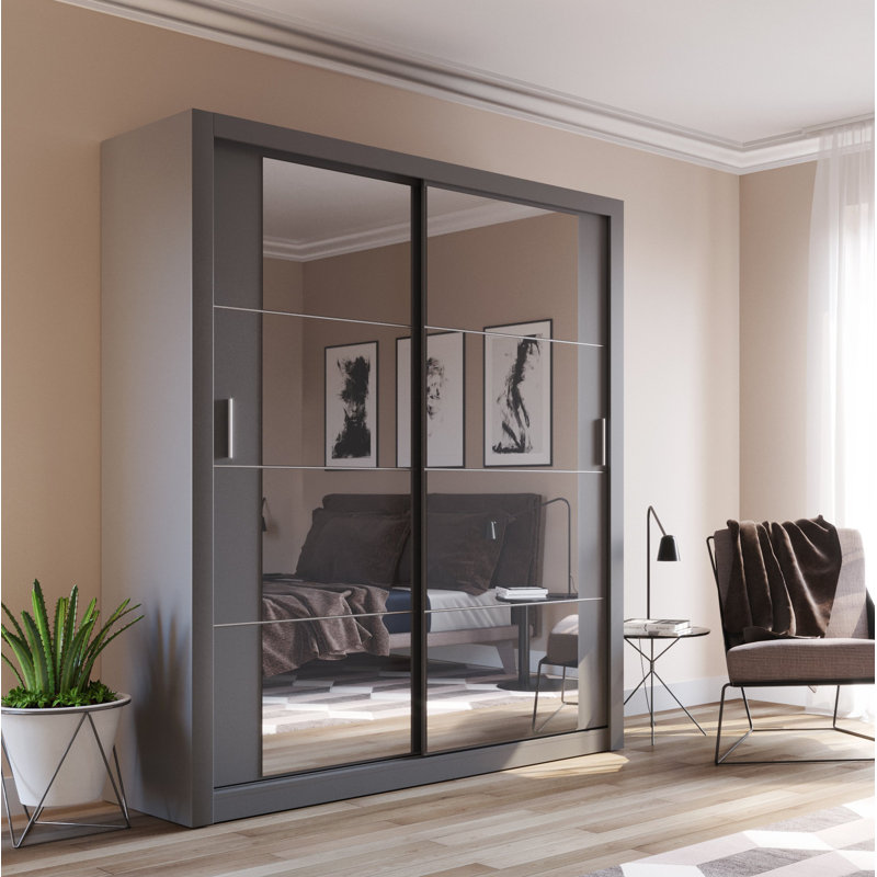 2 Door Manufactured Wood Wardrobe