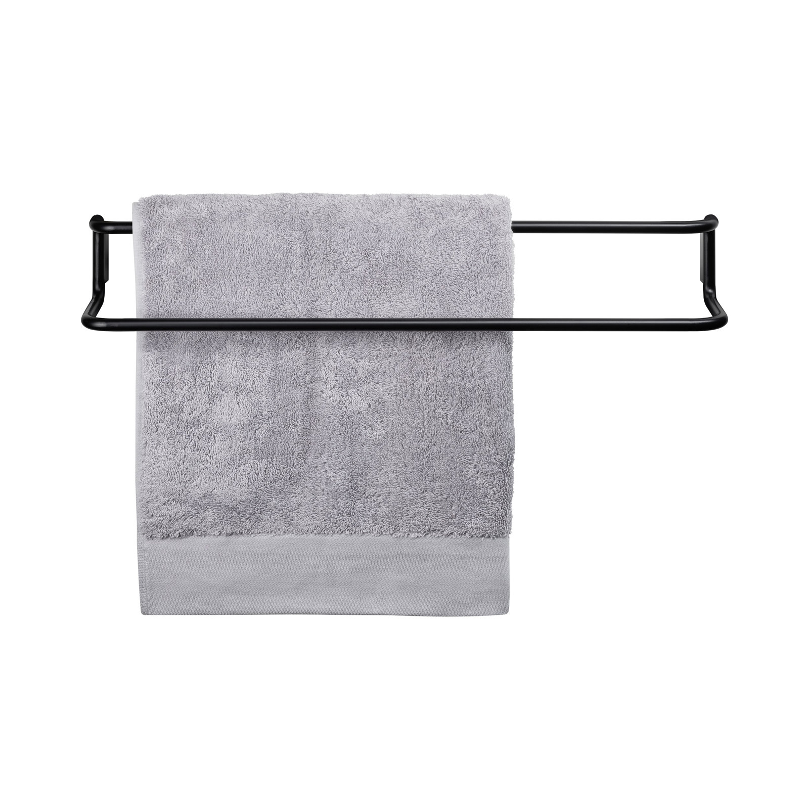 MODO Twin 23.6" Wall Mounted Towel Bar, Black