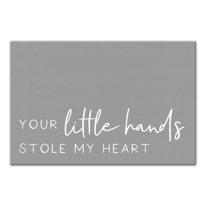 «Little Hands», reproduction sur toile, H 12 po x l 18 po